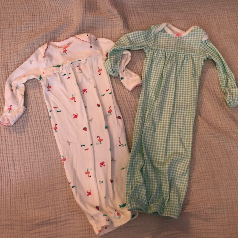 Carters newborn sleep gown
